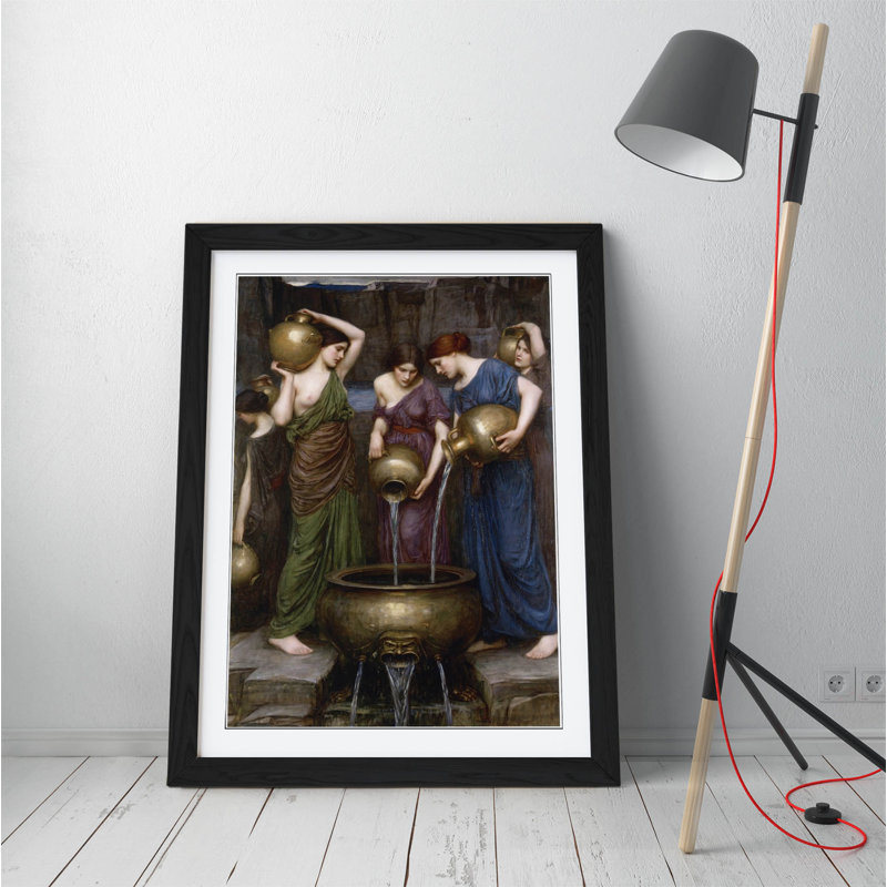 John William Waterhouse Danaides - Single Picture Frame Painting on Canvas