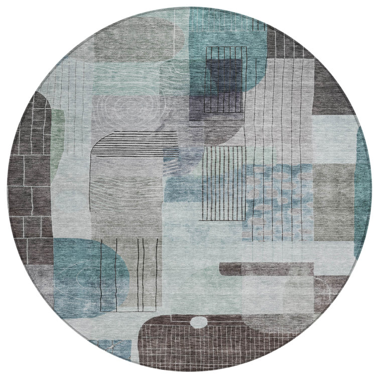 Machine Washable Indoor/Outdoor Chantille ACN1116 Rug
