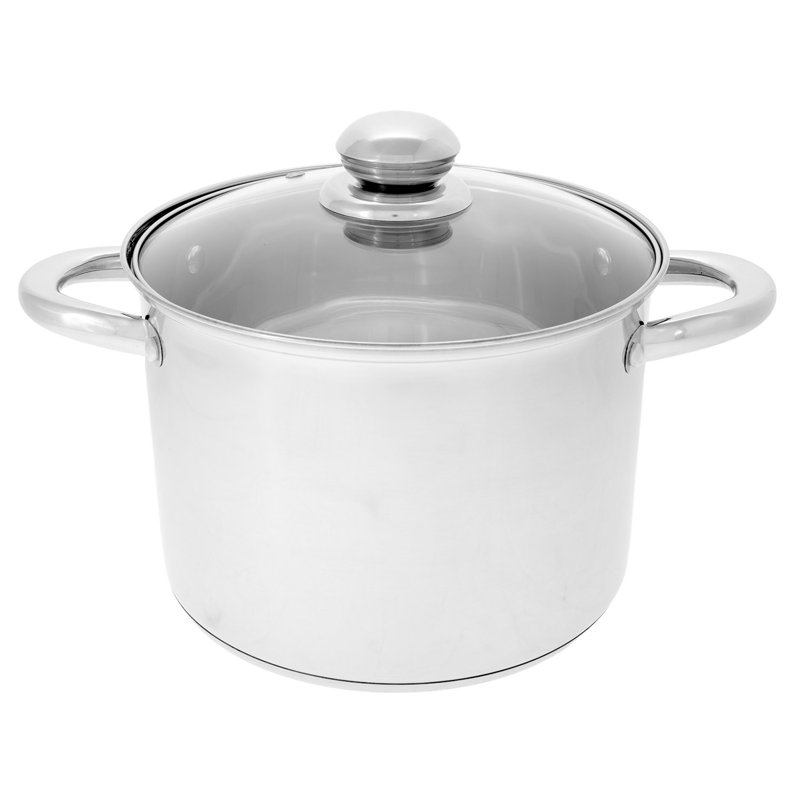 ROYALFORD Stainless Steel Stock Pot, 10 L