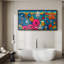 Grande impression sur toile encadrée, reproduction de dessin abstrait pour décoration intérieure moderne-119329064-119329063