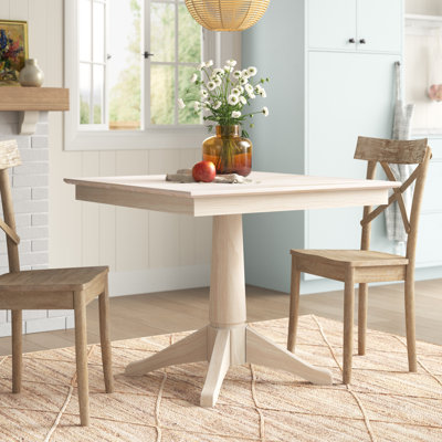Mylo 36" Solid Wood Pedestal Dining Table by Sand & Stable