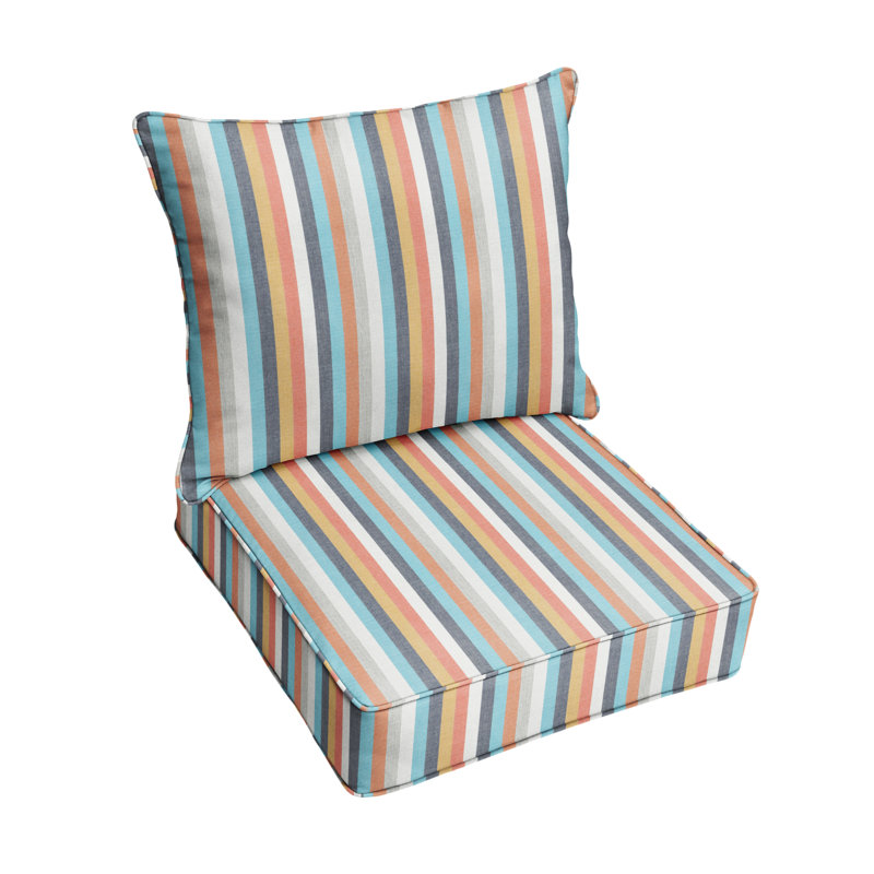 Sunbrella Outdoor 5'' Seat / Back Cushion, 23" W x 25" D