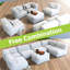 Jermya 6 - Person Modular Patio Conversation Set-748629928