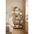 5-Tier Bamboo Shelf – Wide Narrow Plant Stand with Slatted Shelves, Natural Wood Storage Rack for Bathroom, Living Room, Kitchen, Bedroom