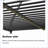Twin Over Full Metal Bunk Bed Frame - No Box Spring Needed, Low Profile with White Mesh Guard Rail, Black, Ideal for Guest Room/Dorm