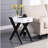 Geonaa Transitional Rectangular Accent Table with USB Power Dock and X-Shape Leg-1823322386