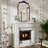Vintage Bathroom Wall Mirror with Baroque Metal Frame for Elegant Decor-1834782402-1834782429