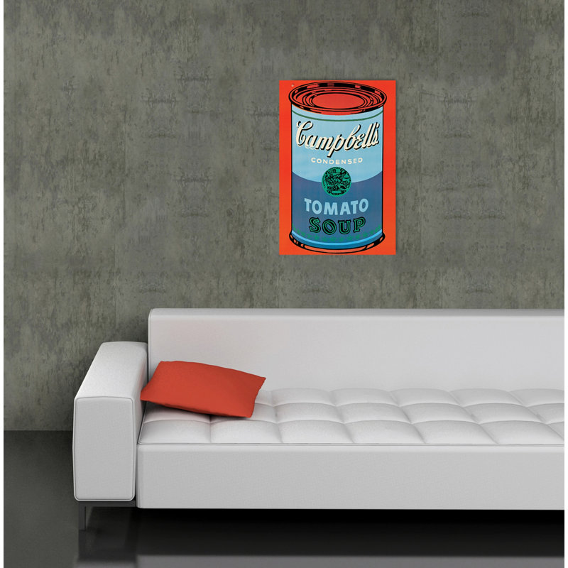 Campbell's Soup Can, 1965 by Warhol - Single Picture Frame Print on MDF
