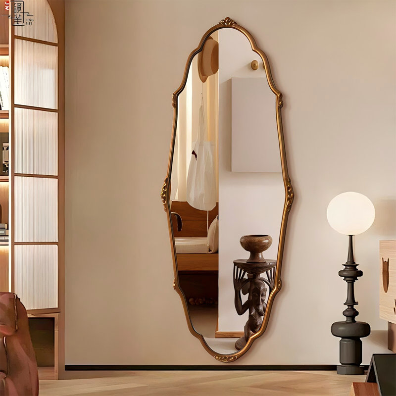 Miroir mural 66,93 "style américain, 66.93" H x 27.56" W" x1.18" D