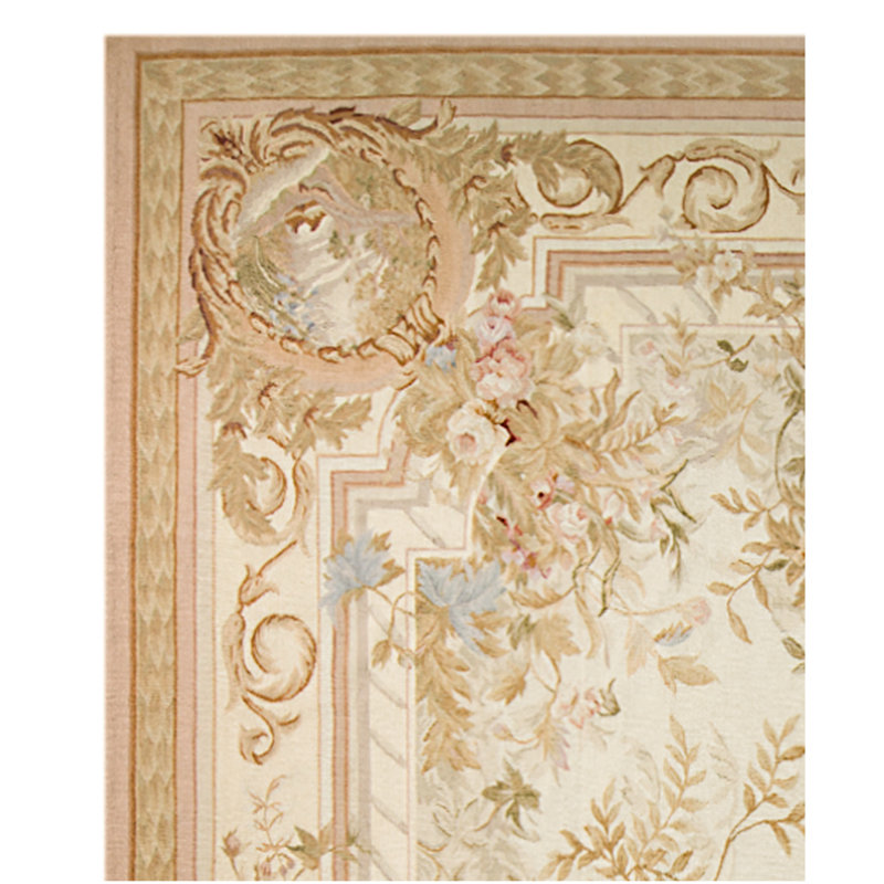 Wool Oriental Area Rug, Rectangle 4' x 6'