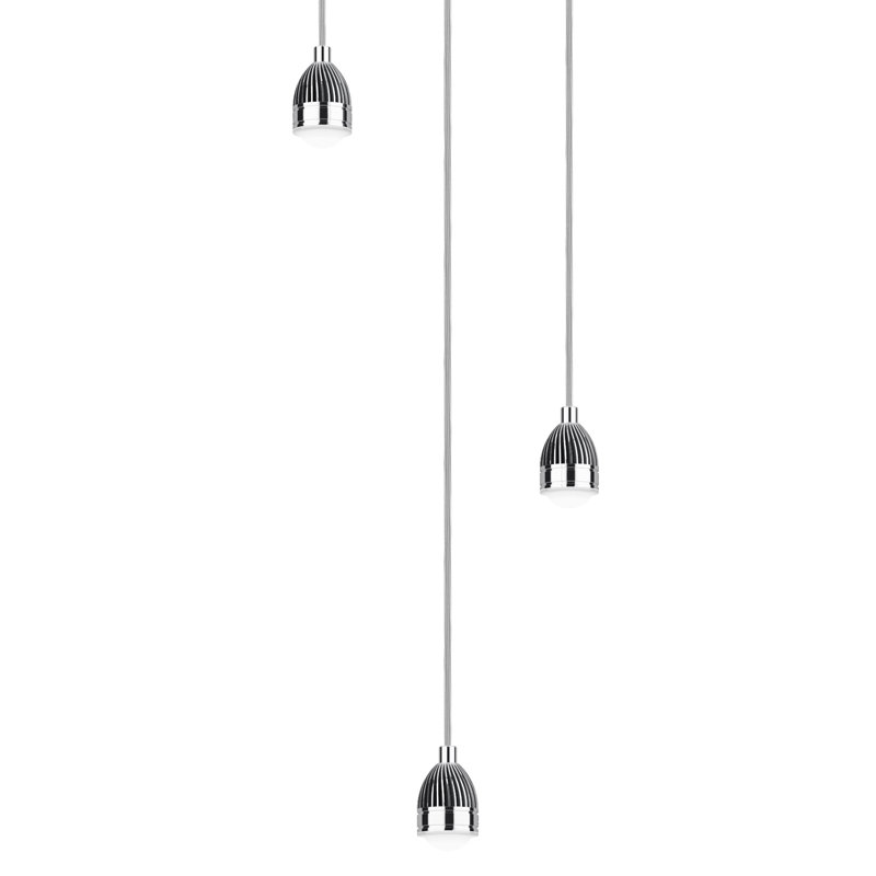 Casper 3 - Light LED Cluster Pendant, Chrome