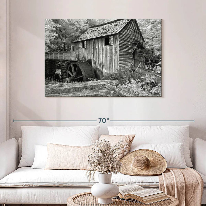 Lilie Cable Mill Cades Cove, 30" H x 45" W