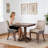 Farmhouse Upholstered Side Chairs Set of 2, Vintage Solid Wood Kitchen Dining Chairs with Nailhead Trim & High Back Support, 350lbs Weight Capacity-157801603
