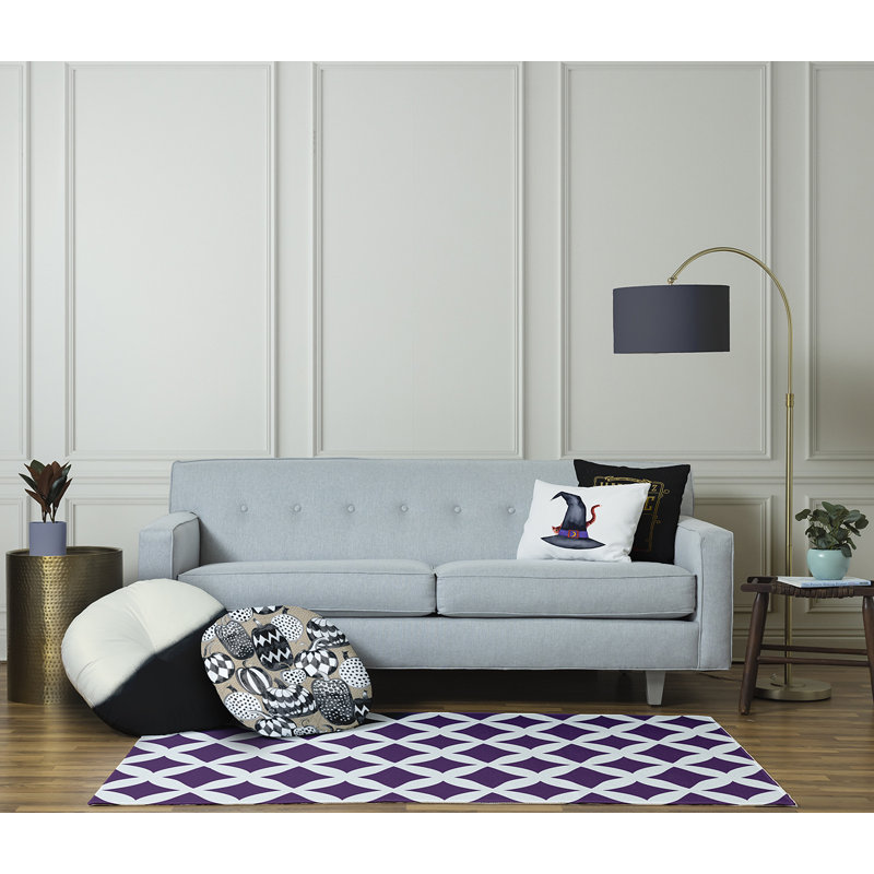 Coussin de sol 330_Pumpkins, 26 po x 26 po, Brun