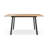 Darryll Extending Dining Table Modern Table w Black Legs-2020434613