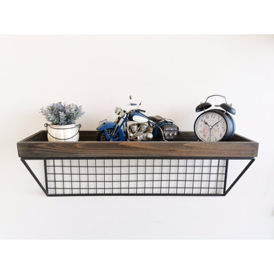 Pine Solid Wood Bracket Shelf