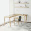 Burlywood L-Shaped Solid Wood desks-107559280-107559279