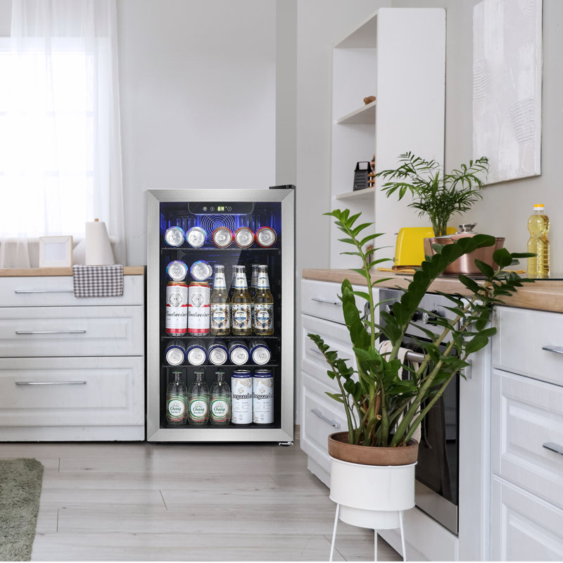 HAVATO Single Zone 17.36'' 26 Bottle Wine & Beverage Refrigerator