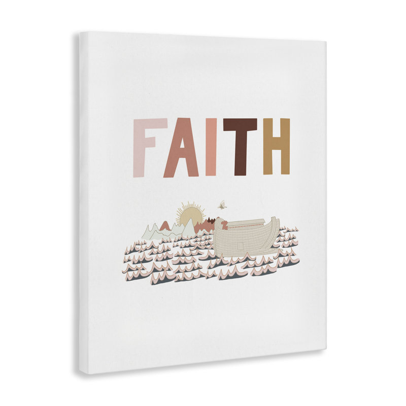 Art mural sur toile Noah's Ark Faith par Tara Moss, H 20 po x l 16 po