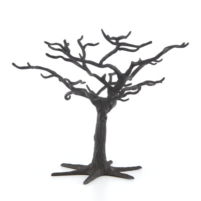 ORNAMENT TREES Matte Black Metal Ornament Tree