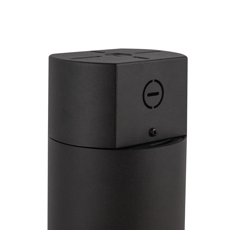 Lorna 1 - Light LED Flush Mount, Black, 8.5" H x 4.38" W x 4.38" D, 18 W