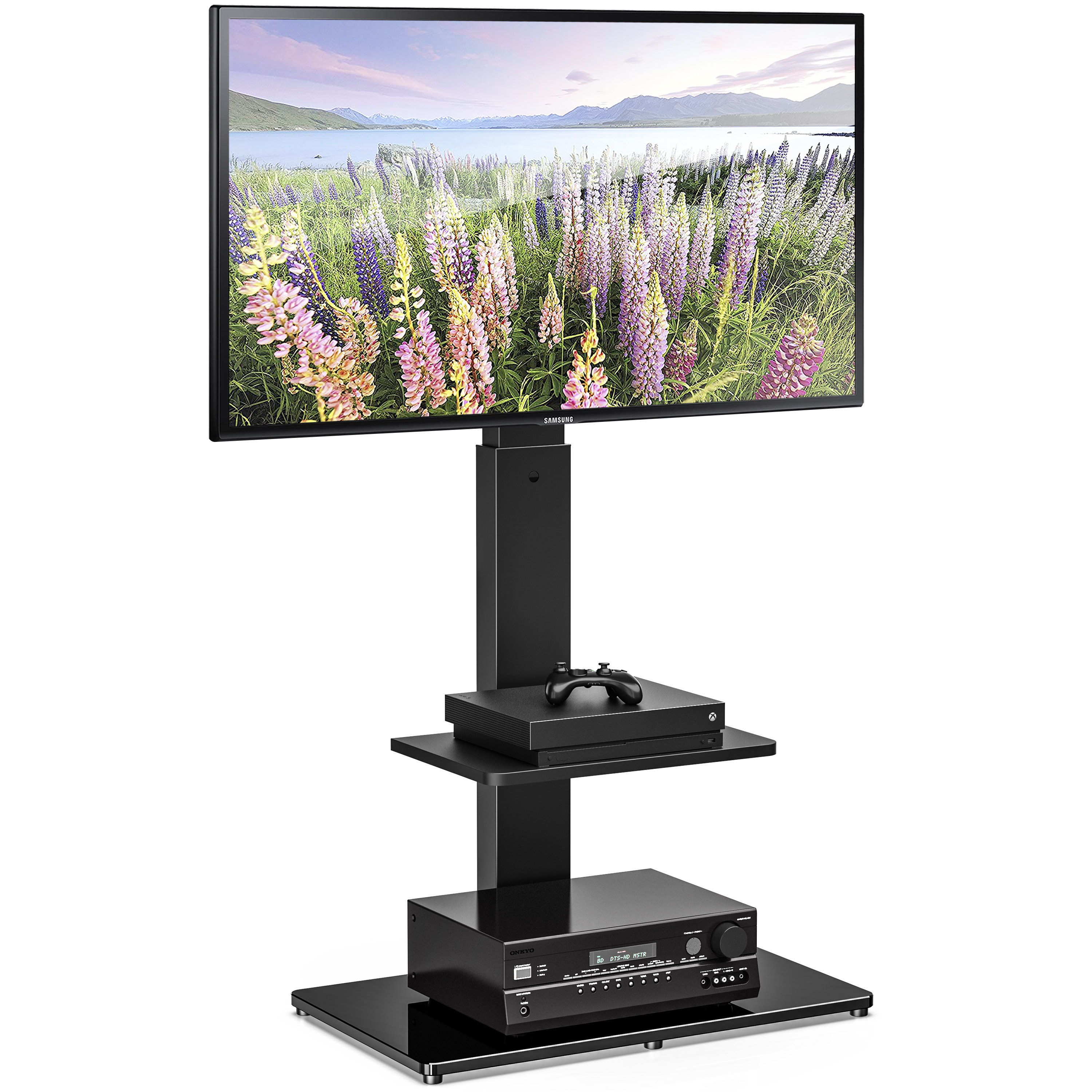 Fitueyes TV Stand with 1 Shelf Reviews Wayfair
