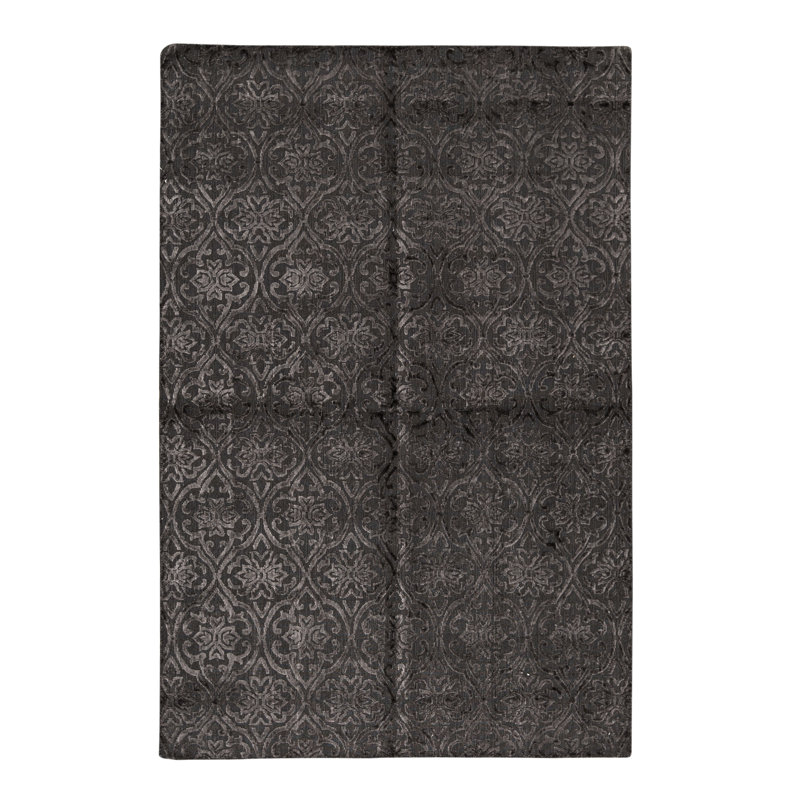 Hand Woven Wool Ikat Area Rug