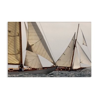 Catching Up Sea Vessels Canvas, design by Jorge Llovet