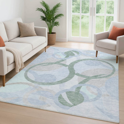 Premium Machine Washable Mayfield  geometric Rug