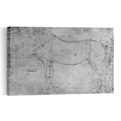 Étude d'un cheval - Affiche murale abstraite contemporaine