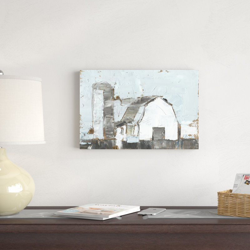 Barn & Silo II, H 12 po x l 18 po x P 1,25 po