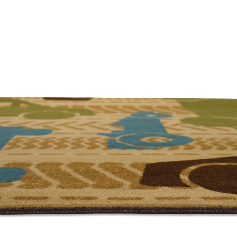 Tapis en nylon touffeté à la machine All Autos, Rectangle 3 pi x 4 pi 6 po