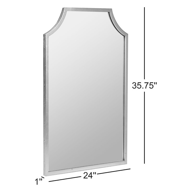 Simone Arch Metal Mirror, Black