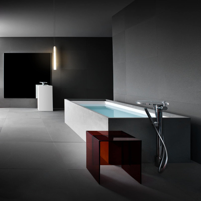 Kartell 66.93'' L Freestanding Soaking Bathtub