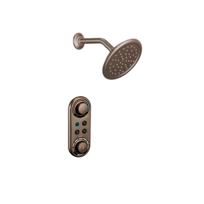 Garniture de robinet de douche numérique IO, Bronze huilé
