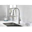 Robinet de cuisine tactile avec douchette extractible-117563114-117563112