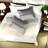 Luxurious Jacquard Bedding Sets, Polyester Queen Purple, Contemporary Style For Home