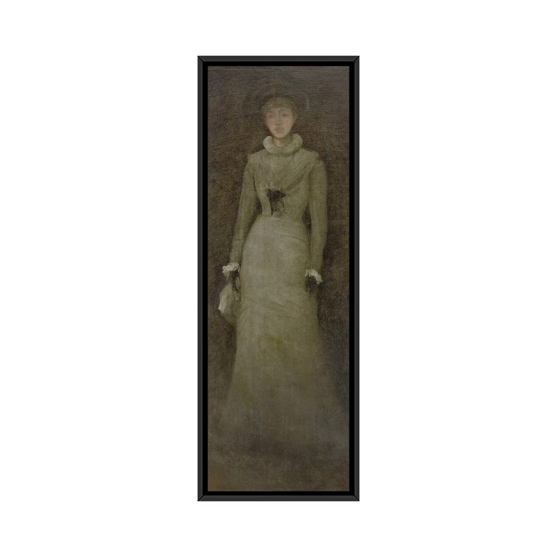 Print, 182.88 cm H x 60.96 cm W x 4.445 cm D, Black