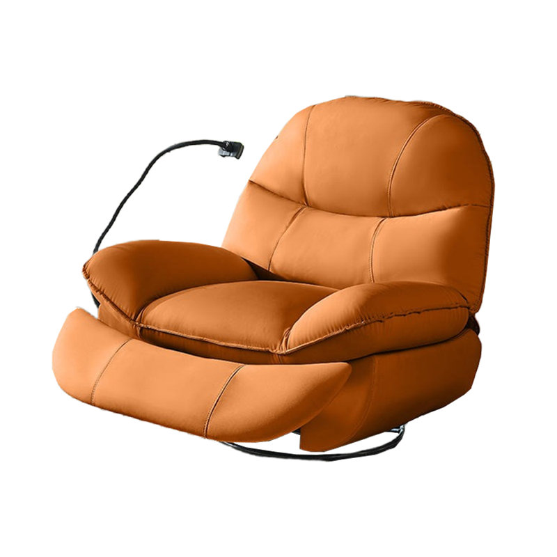 Ferncliffe Faux Leather Recliner, Orange