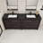 Brayla 84" Double Bathroom Vanity Set-1035999542