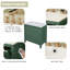 Ensemble de meuble-lavabo moderne 30 po avec lavabo en céramique, meuble-lavabo simple autoportant avec 3 tiroirs, structure en bois massif-408391594