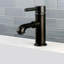Robinet de salle de bain à poignée simple à fixation sur comptoir 1 trou avec laiton escamotable Kingston-29273081