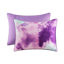 Literie double / grand teint par nouage, microfibre brossée douce, rembourrage, comprend un édredon pour lit, look de rêve coloré, lavable à la machine-121054399-121054398