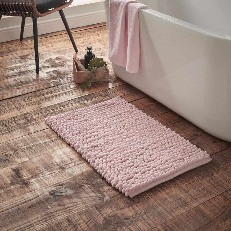 Aspen Bobble Bath Mat, Pink