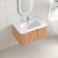 Meuble-lavabo mural flottant pré-assemblé avec lavabo-292224333