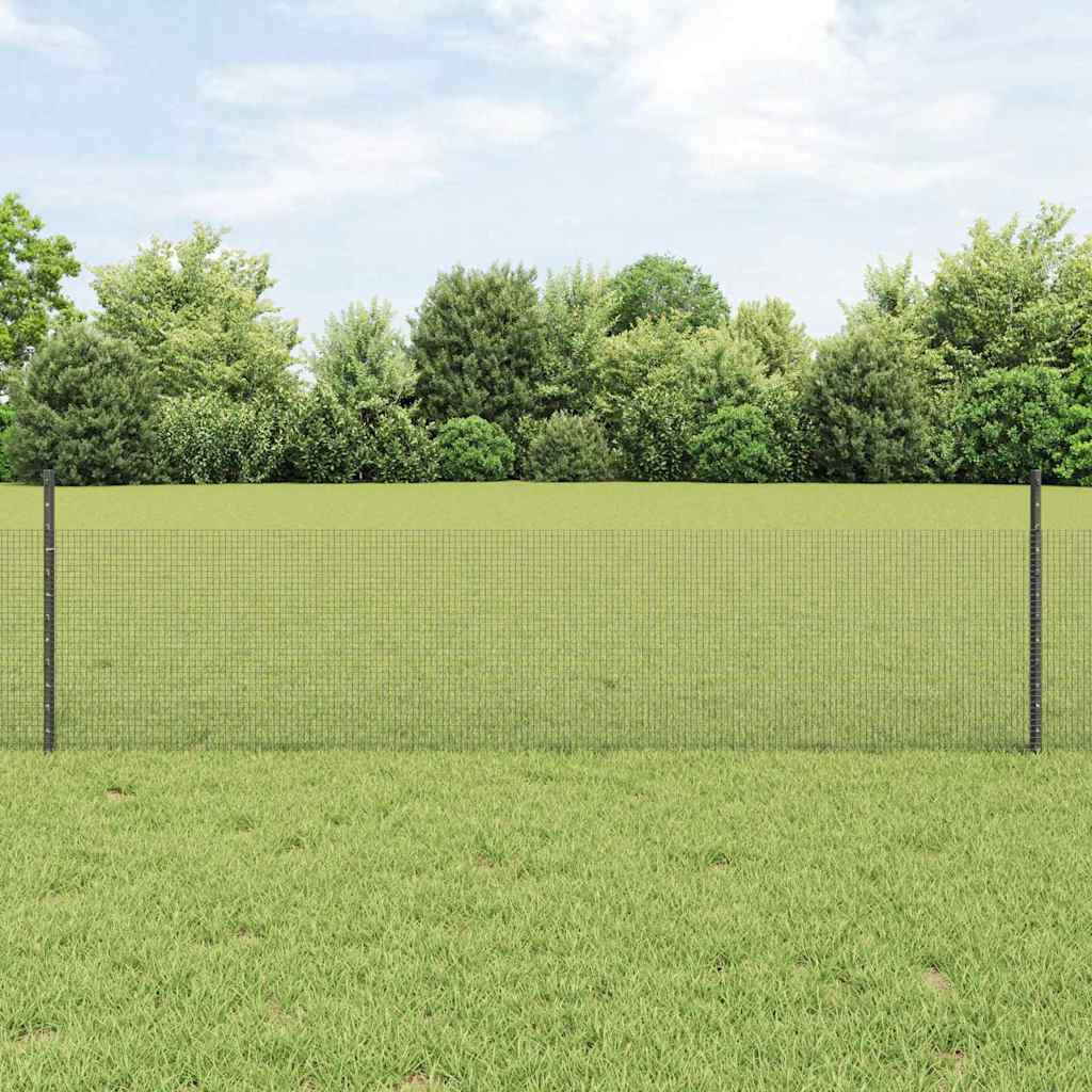 Vidaxl Fence With Posts Steel