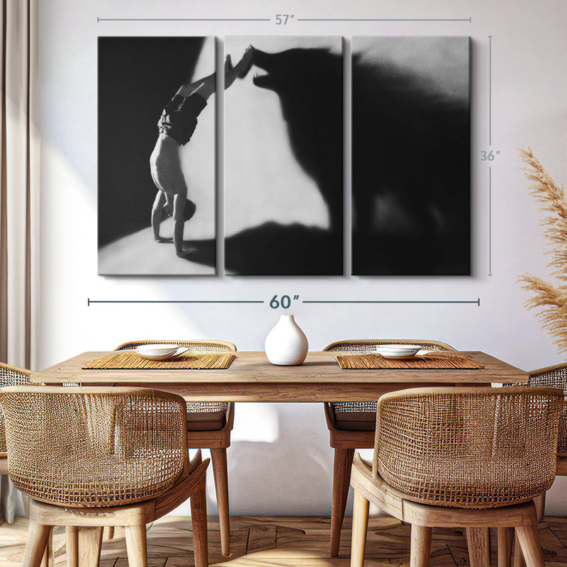 " Workout ", 36" H x 57" W