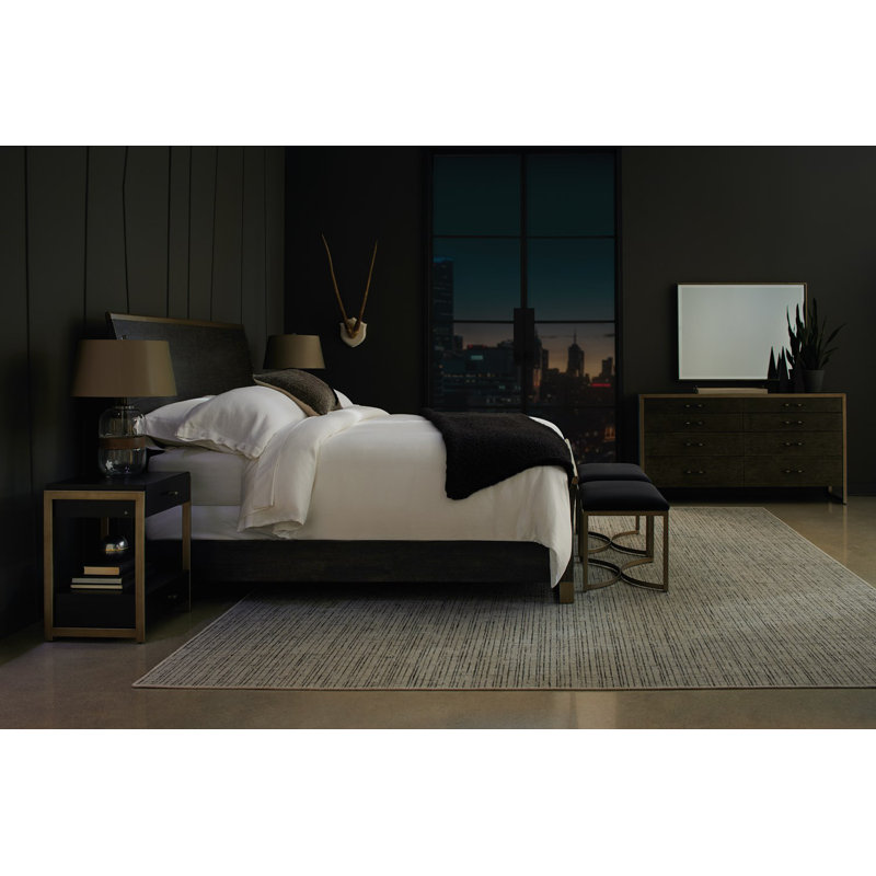 Modern Remix Sleigh Bed, King