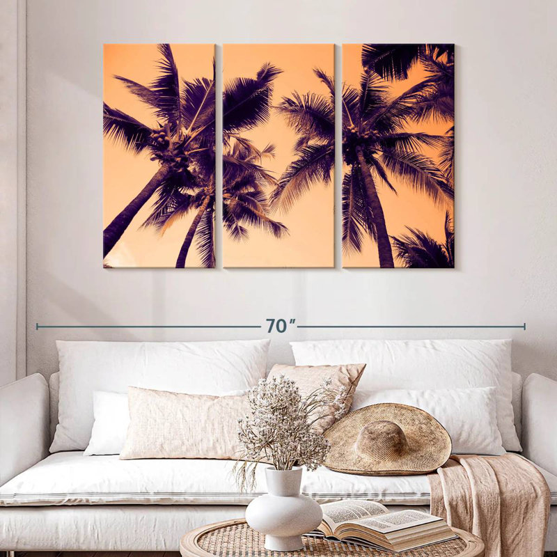 Harnek Palm Trees Silhouette, 32" H x 50" W