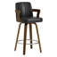 Tabouret de bar et de comptoir pivotant rembourré avec accoudoirs-1003015841-974876968